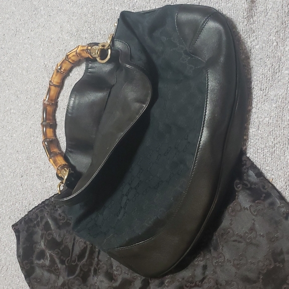 Black Friday SALE 💎Gucci authentic diana canvas/leather bag - Picture 14 of 15